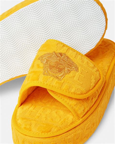 versace allover slippers|versace slippers for sale.